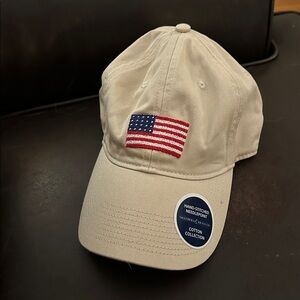 Smathers & Branson American Flag Needlepoint Hat